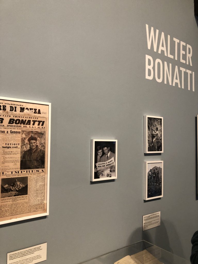 La permanente dedicata a Walter Bonatti, Museo della Montagna. Torino. Foto Noemi Brendolin
