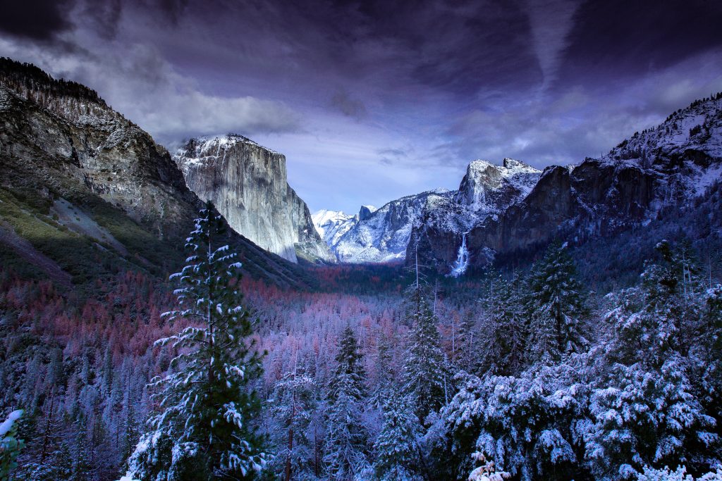 Neve su Yosemite - Foto Unsplash @Jsm