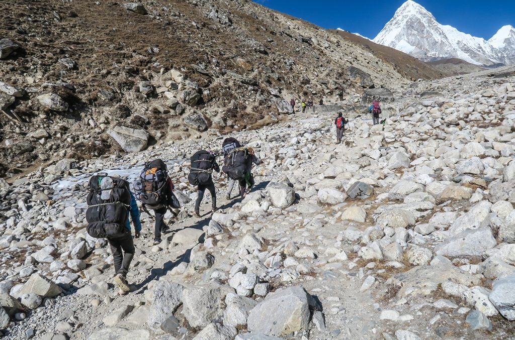 Khumbu Icefall. Foto Unsplash @Sebastian Pena Lambarr