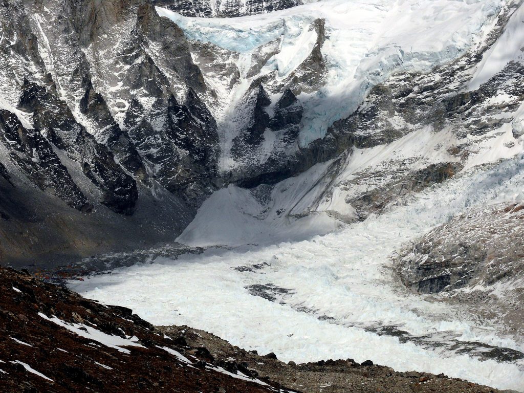 La Seraccata del Khumbu da Kala Patthar - Foto Wikimedia Commons @Goutam1962