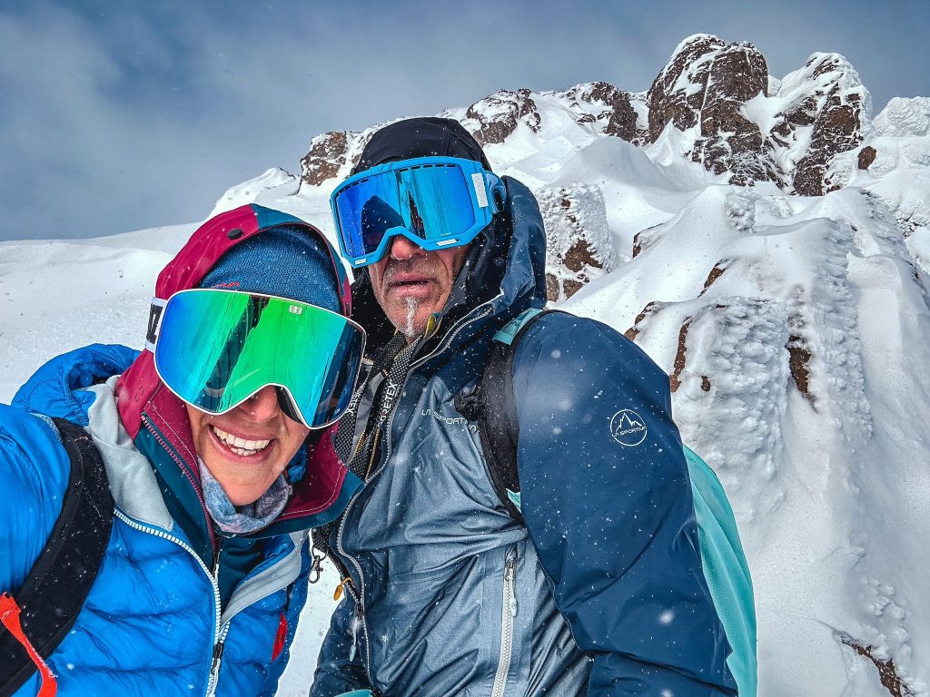 Tamara e Hansjörg Lunger nei pressi di Berufjördur. Foto Archivio Tamara Lunger