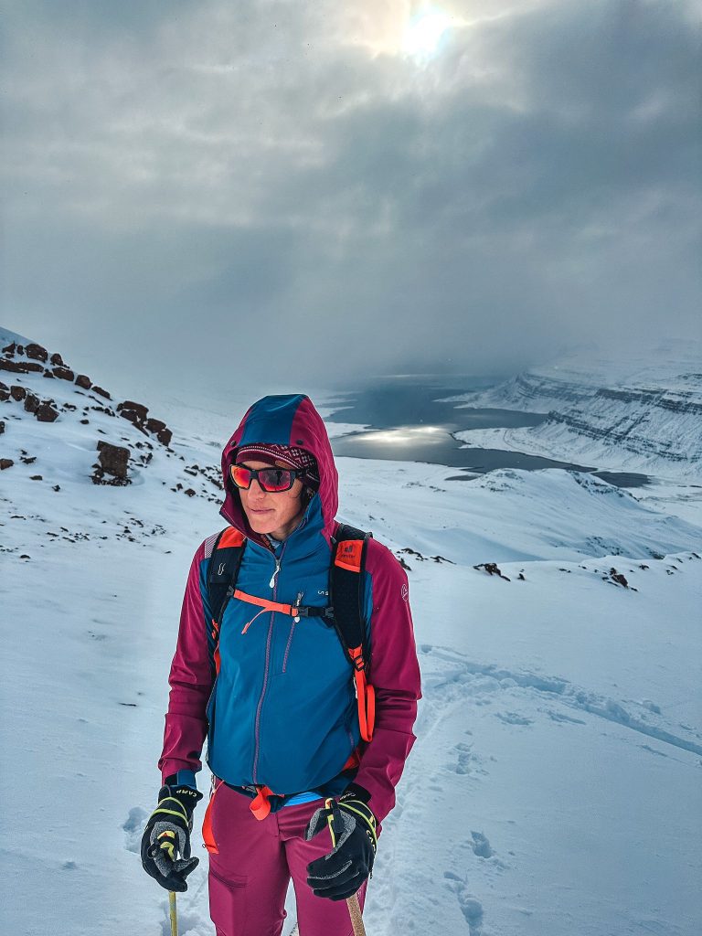 Tamara Lunger nei pressi di Berufjördur. Foto Archivio Tamara Lunger