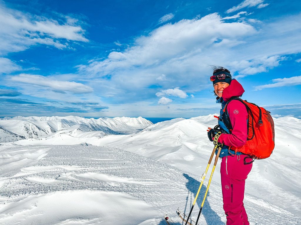Tamara Lunger nei pressi di Dalvik. Foto Archivio Tamara Lunger