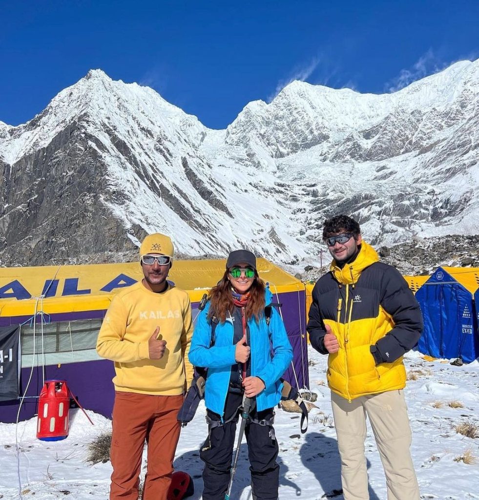 Sajid Sadpara, Naila Kiani e Shehroz Kashif - Photo Courtesy of Team Ali Sadpara