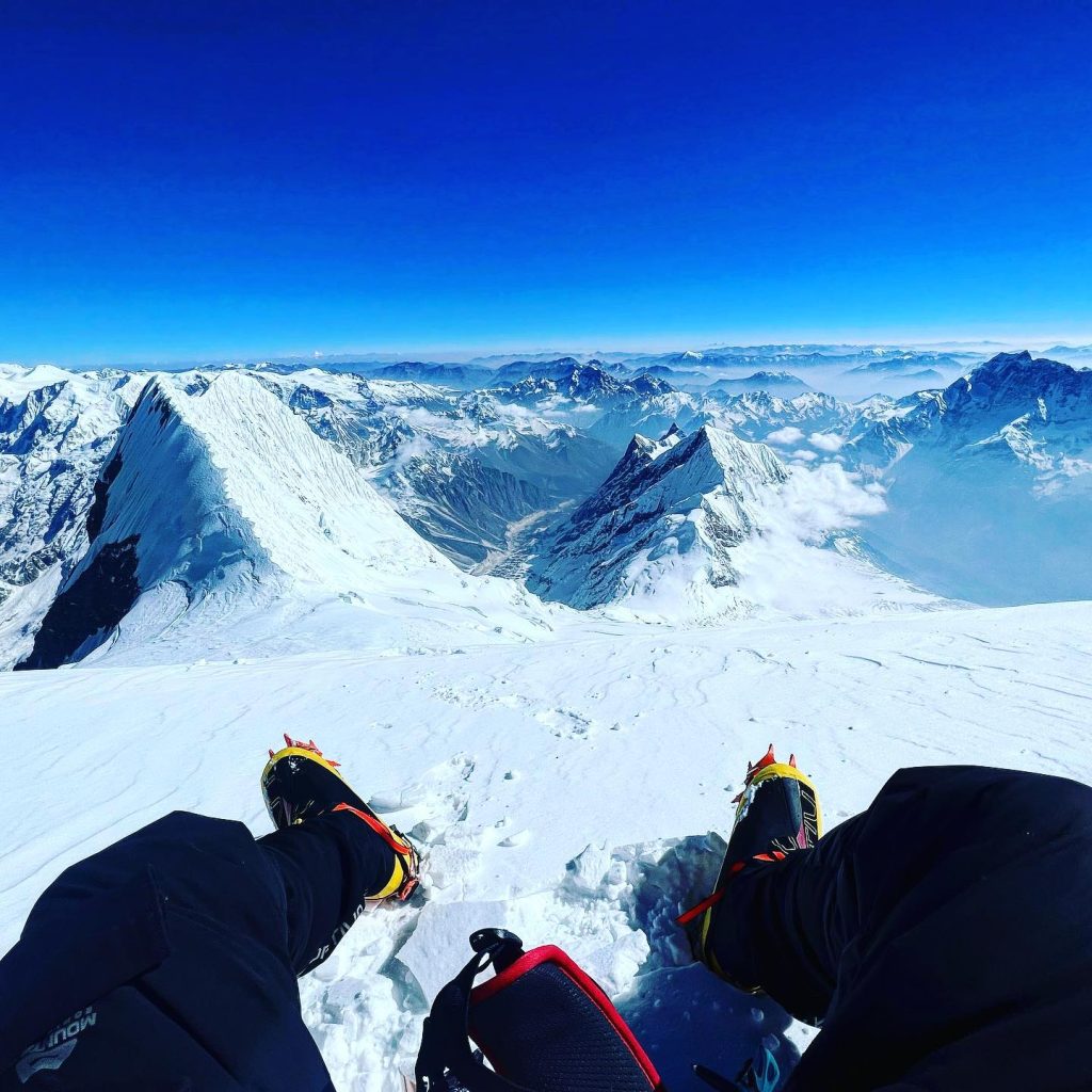 Panorama in salita verso C4 - Foto Felix Berg via Summit Travel FB Page