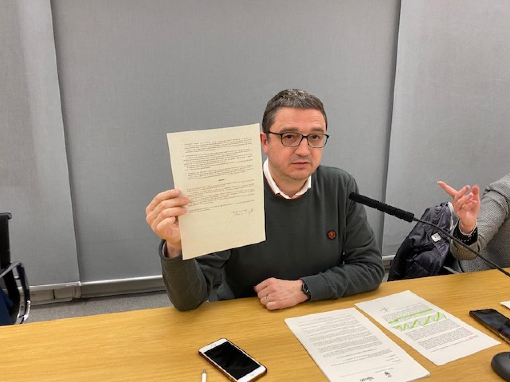 Il presidente della Provincia di Trento Maurizio Fugatti con l