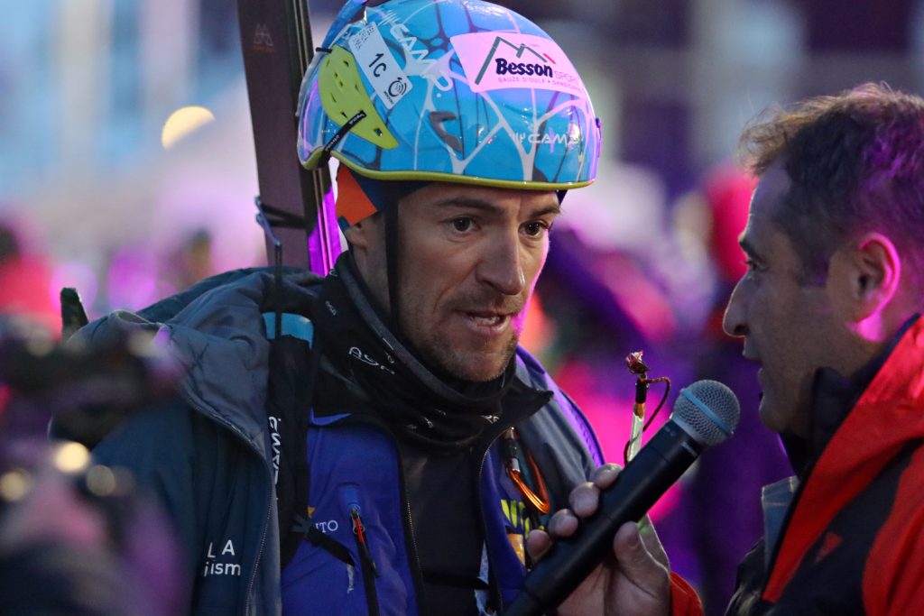 Matteo Eydallin. Foto Ufficio Stampa Trofeo Mezzalama