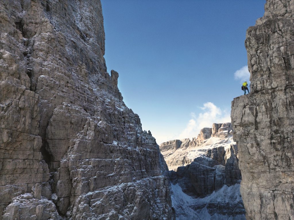 Sulla Normale al Campanile Basso. Foto Umberto Isman