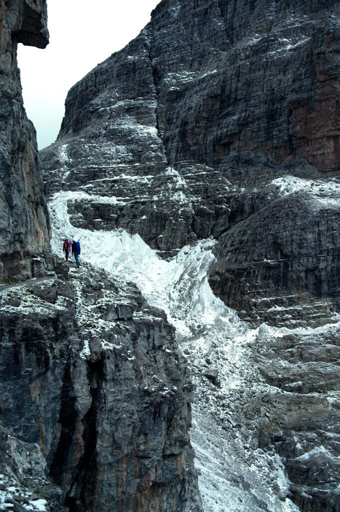 Ritorno dalla Via delle Bocchette. Foto Umberto Isman