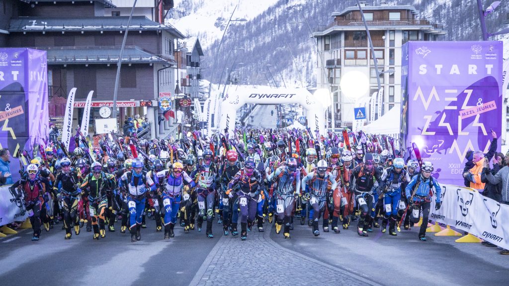 La partenza. Foto Ufficio Stampa Trofeo Mezzalama