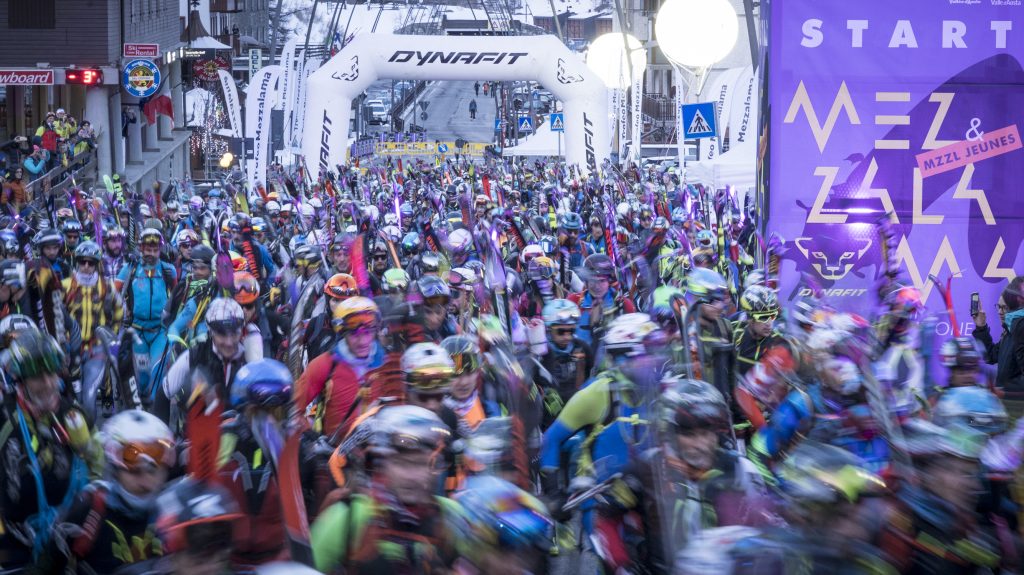 La partenza. Foto Ufficio Stampa Trofeo Mezzalama