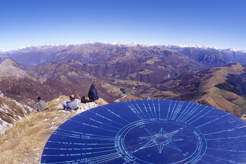 La rosa delle cime, nei pressi della vetta del Resegone. Foto Cesare Re