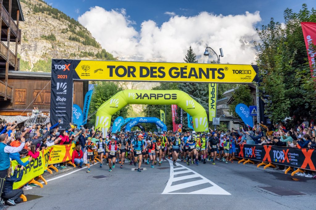 TOR330 2021 giorno 3, partenza a Courmayeur. Foto Roberto Roux
