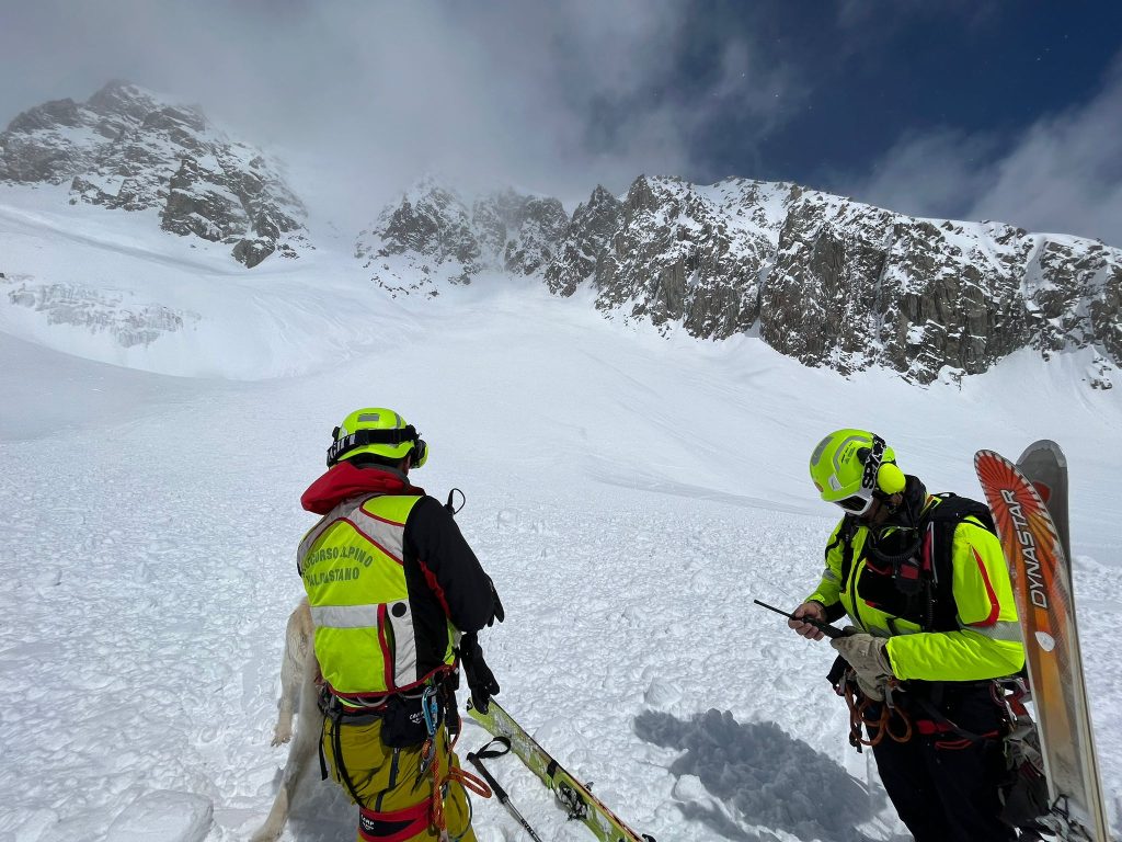 Canale del Cesso - Foto Soccorso Alpino e Speleologico VDA