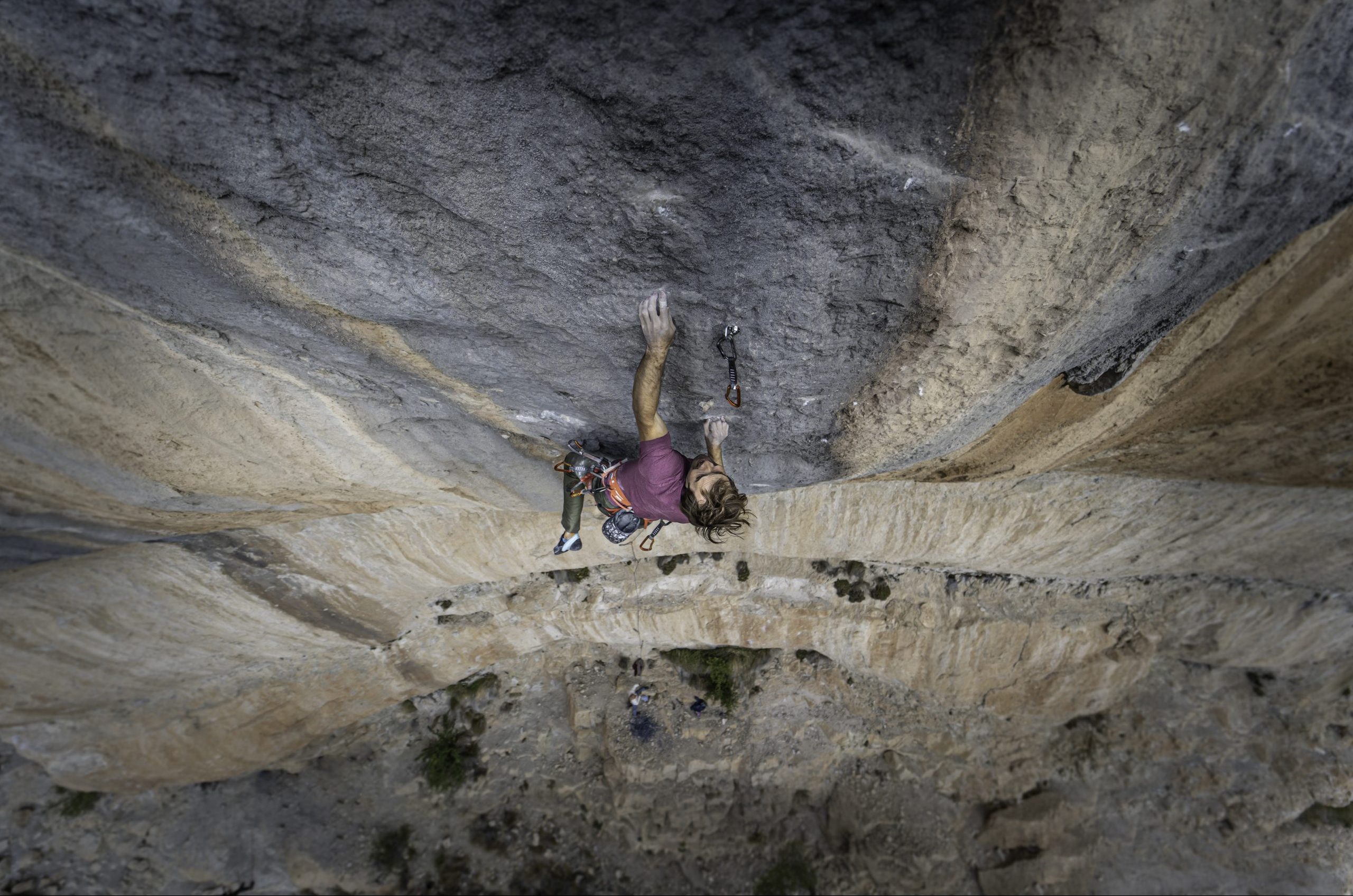 Chris Sharma su Sleeping Lion - Foto Ricardo Giancola