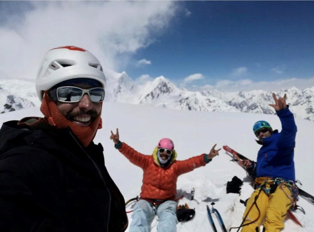 Enrico Mosetti, Davide Limongi e Giovanni Zaccaria in Pakistan. Foto Instagram Enrico Mosetti