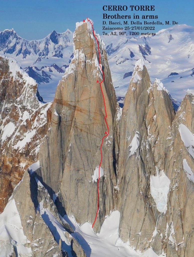 La via "Brothers in arms". Foto Matteo Della Bordella/Ufficio Stampa CAI