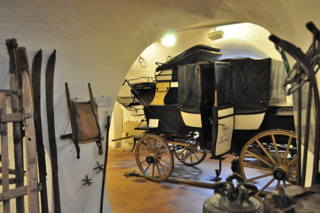 Diligenza dello Stelvio, Museo Civico. Bormio. Foto Stefano Ardito
