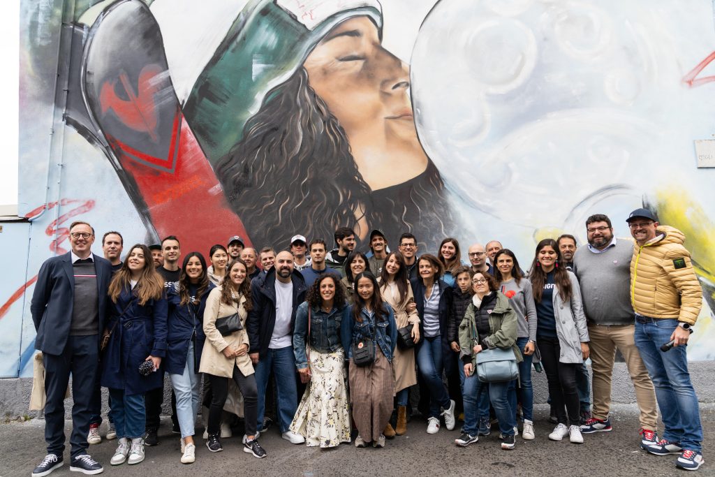 I dipendenti della sede Rossignol di Milano. Foto Ufficio Stampa Gruppo Rossignol