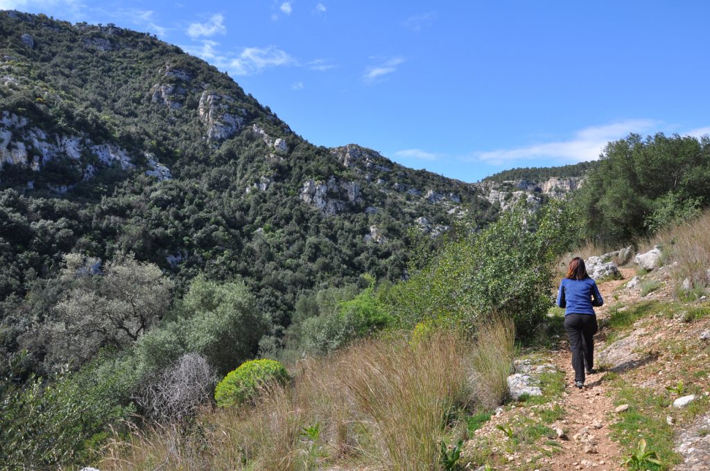 Salita verso la necropoli di Filipporto. Foto Stefano Ardito