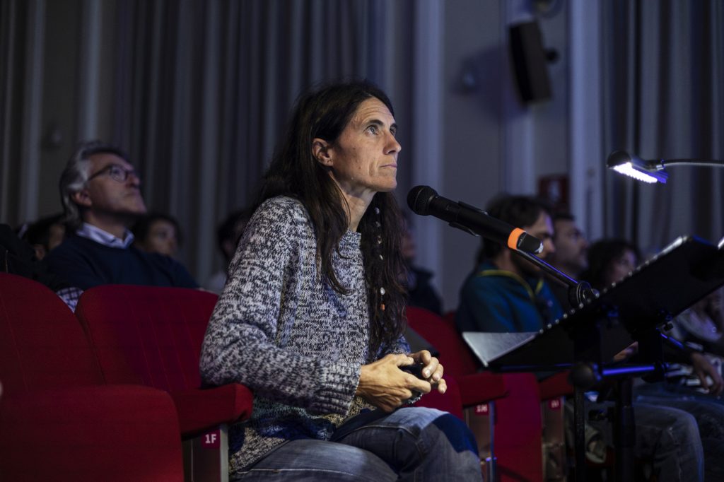 Silvia Vidal al Festival di Trento. Foto Stefano Ardito