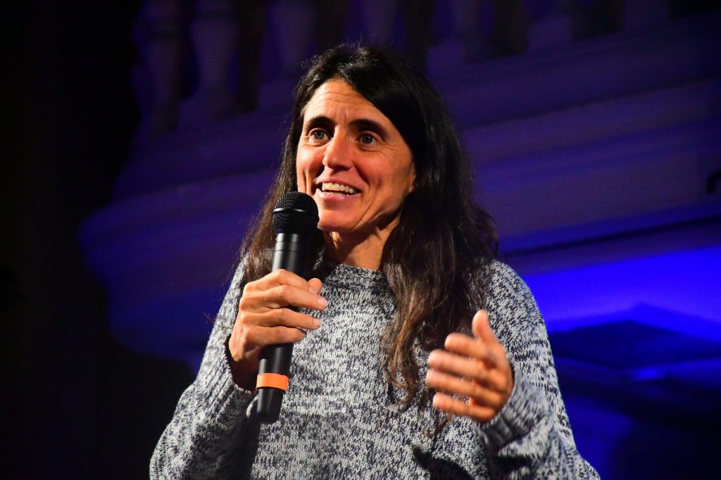 Silvia Vidal al Festival di Trento. Foto Stefano Ardito
