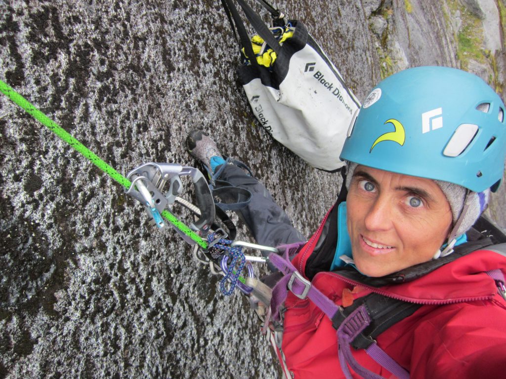 Silvia Vidal sul Cerro Chileno Grande