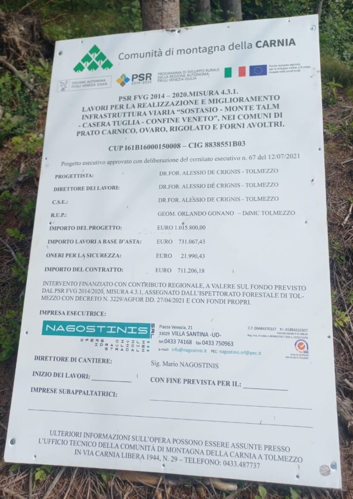 Foto dal gruppo Facebook "Salviamo i sentieri Cai 227 - 228"