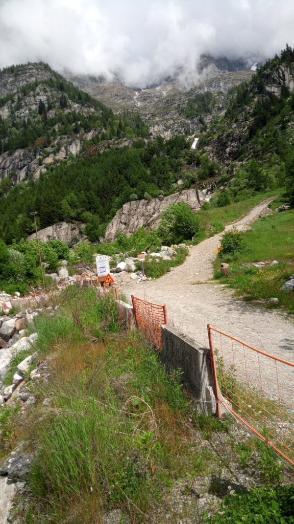 Ciclovia in costruzione, sottoposta a sequestro giudiziario a Macugnaga (VB)