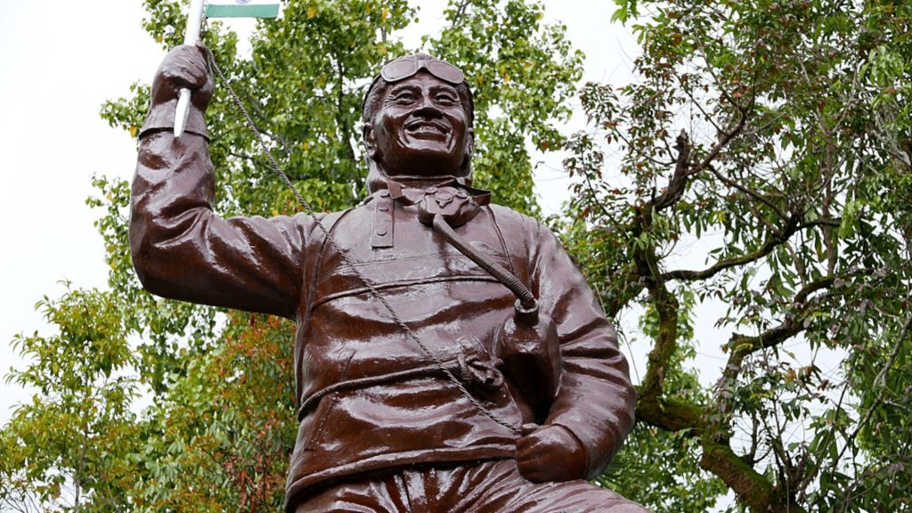 Darjeeling, la statua di Tenzing