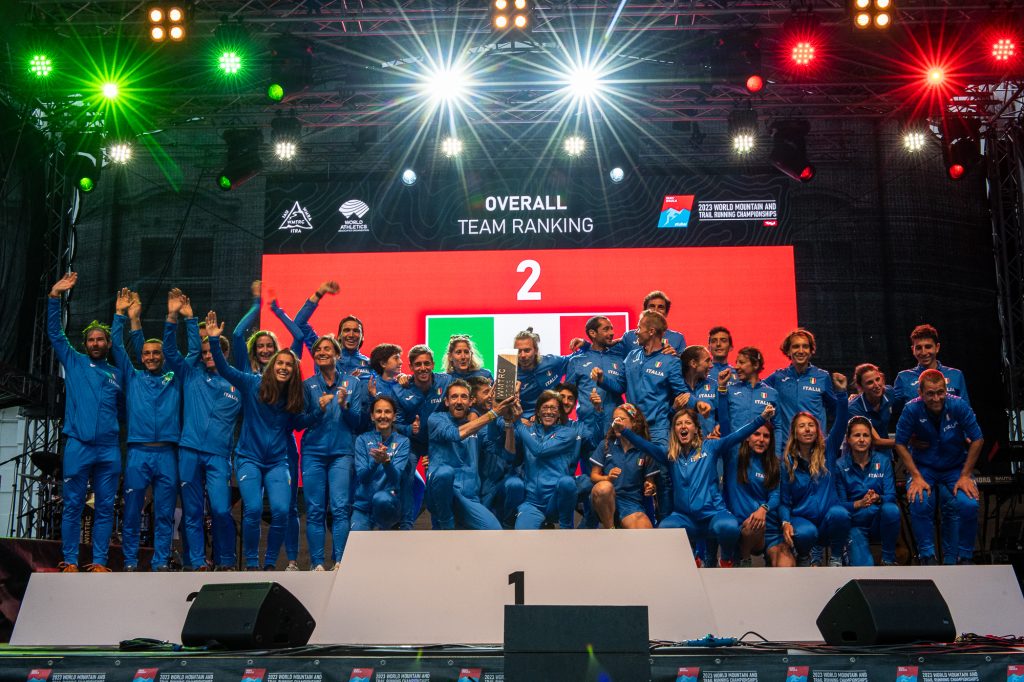 Secondo posto per la nazionale azzurra ai Mondiali di trail e mountain running. Foto di Marco Gulberti/Fidal