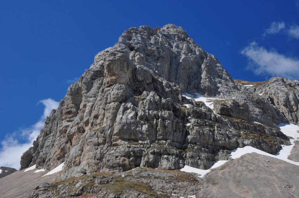 Il Pizzo del Diavolo e il Gran Gendarme dalla Valle del Lago