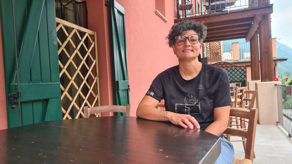 Marcella Formento a Casa Regina. Foto di Stefano Ardito