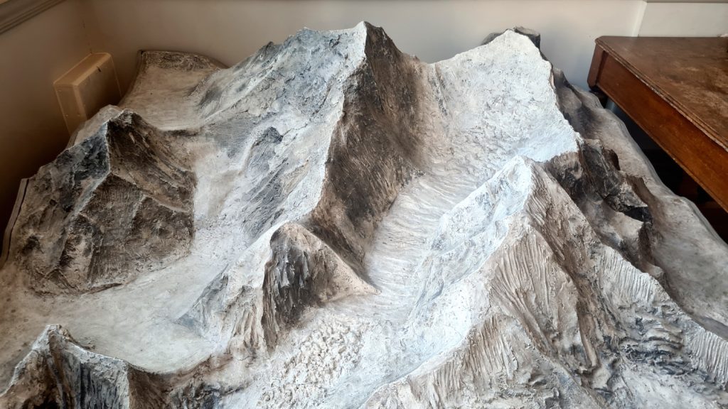 Royal Geographical Society, il plastico dell