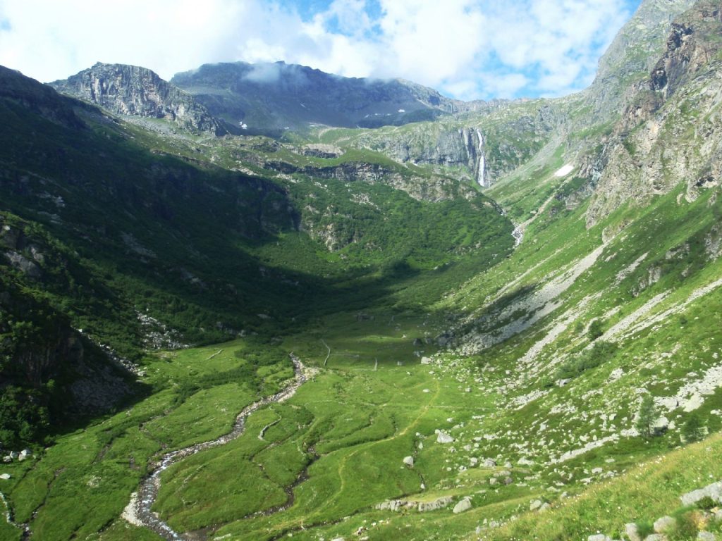 Depositi glacio-lacustri piana di Bors. Foto @ Ente di Gestione delle Aree Protette della Valle Sesia