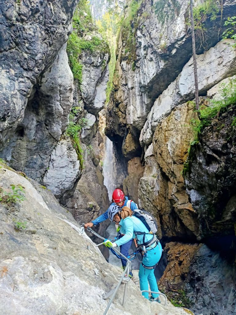Ferrata della Forra dell’Acquatona a Sappada, Friuli Venezia Giulia
