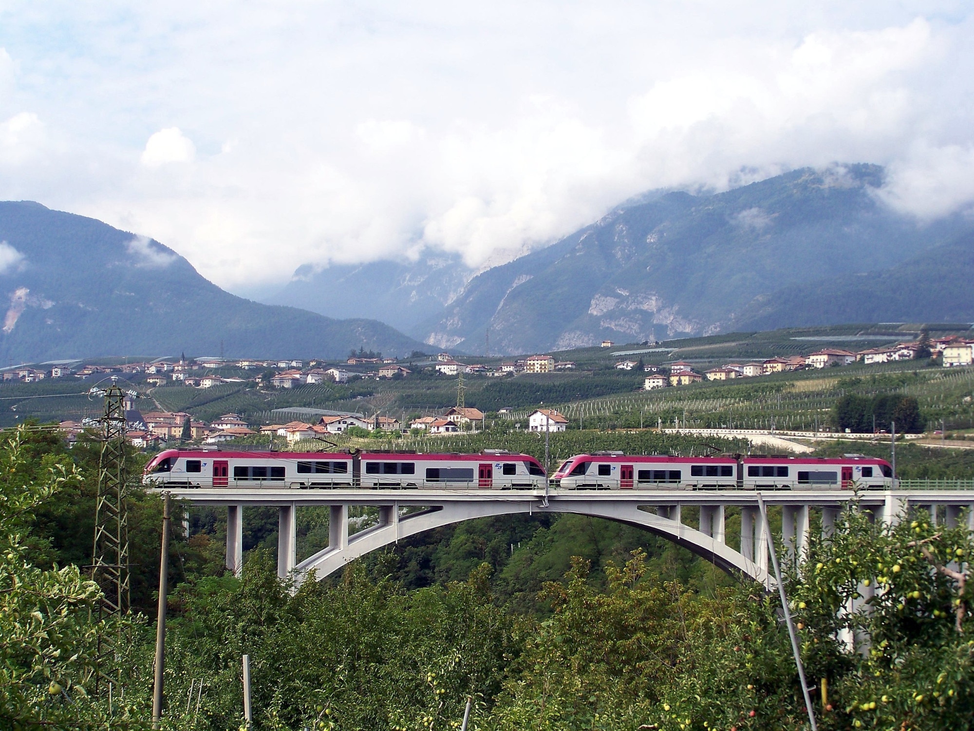 Il ponte di Santa Giustina della Trento-Malè. Foto @ Moliva/Wikimedia Commons