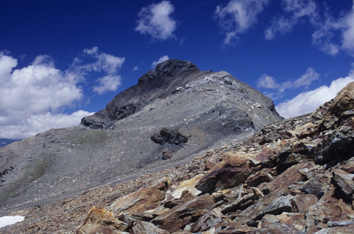La cima della Testa Grigia. Foto di Cesare Re