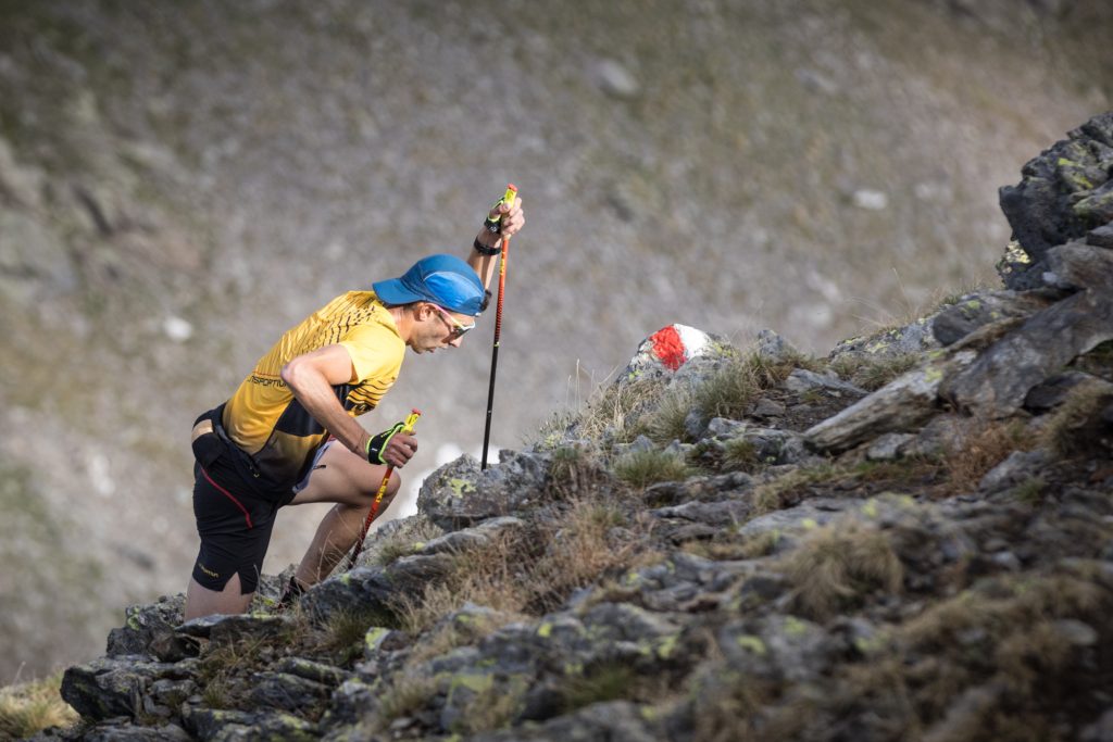 Nadir Maguet alla Skymarathon. Foto di Maurizio Torri