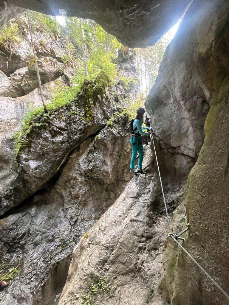 Ferrata della Forra dell’Acquatona a Sappada, Friuli Venezia Giulia