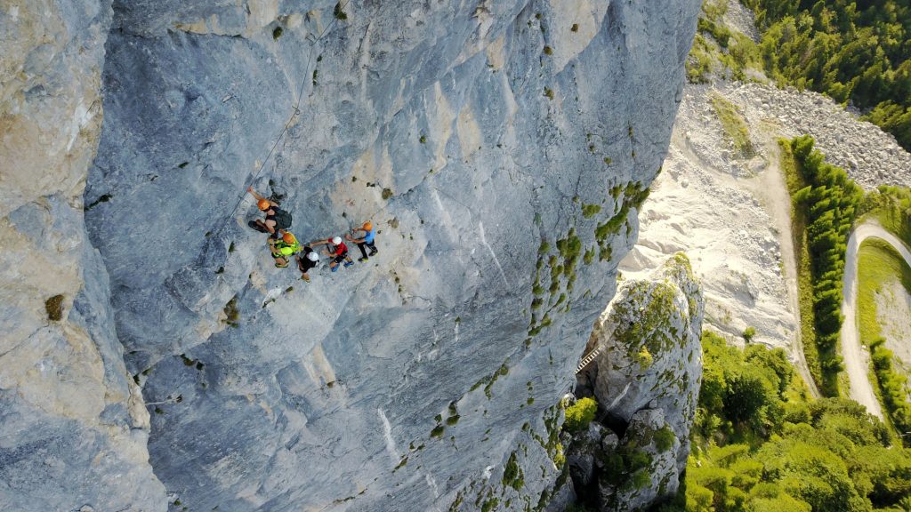Ferrata Varmost. Foto di David Cappellari