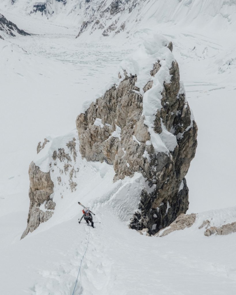 Durante la fase di acclimatamento sul G1. Foto di Andrzej Bargiel