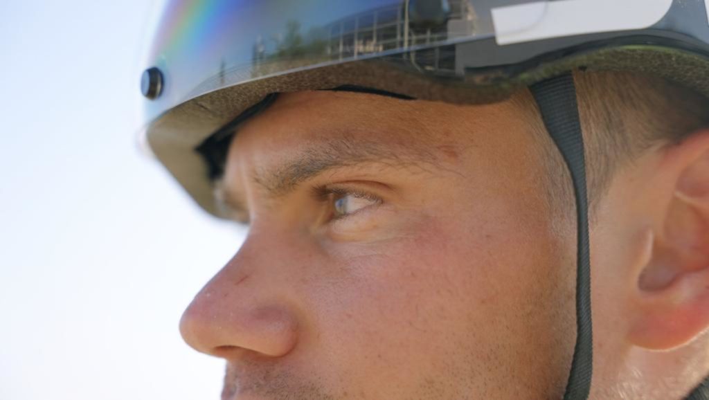 Marcello Ugazio, record bike and sky sul Monte Bianco