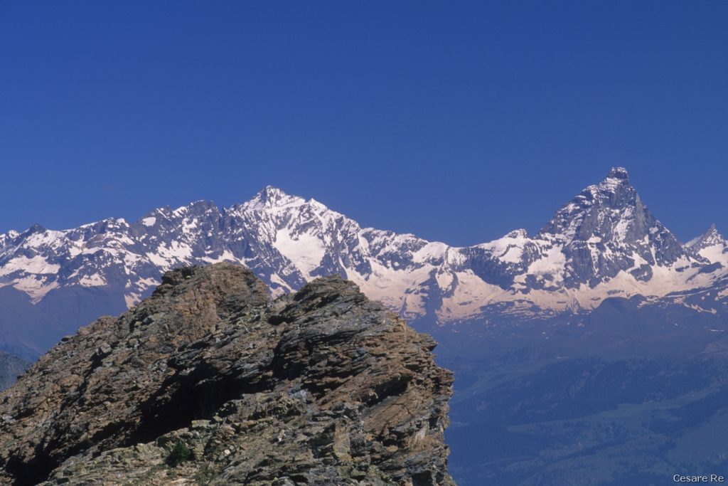 Il Cervino dalla vetta della Cima Piana (2512 m). Foto di Cesare Re