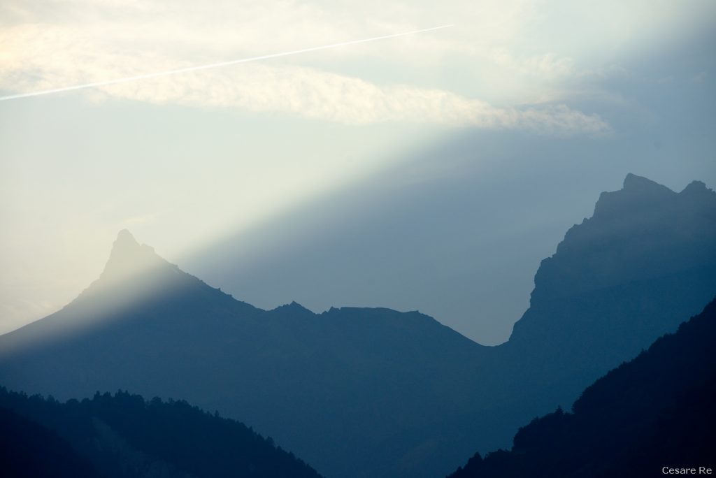 Il profilo del Mont Avic. Foto di Cesare Re
