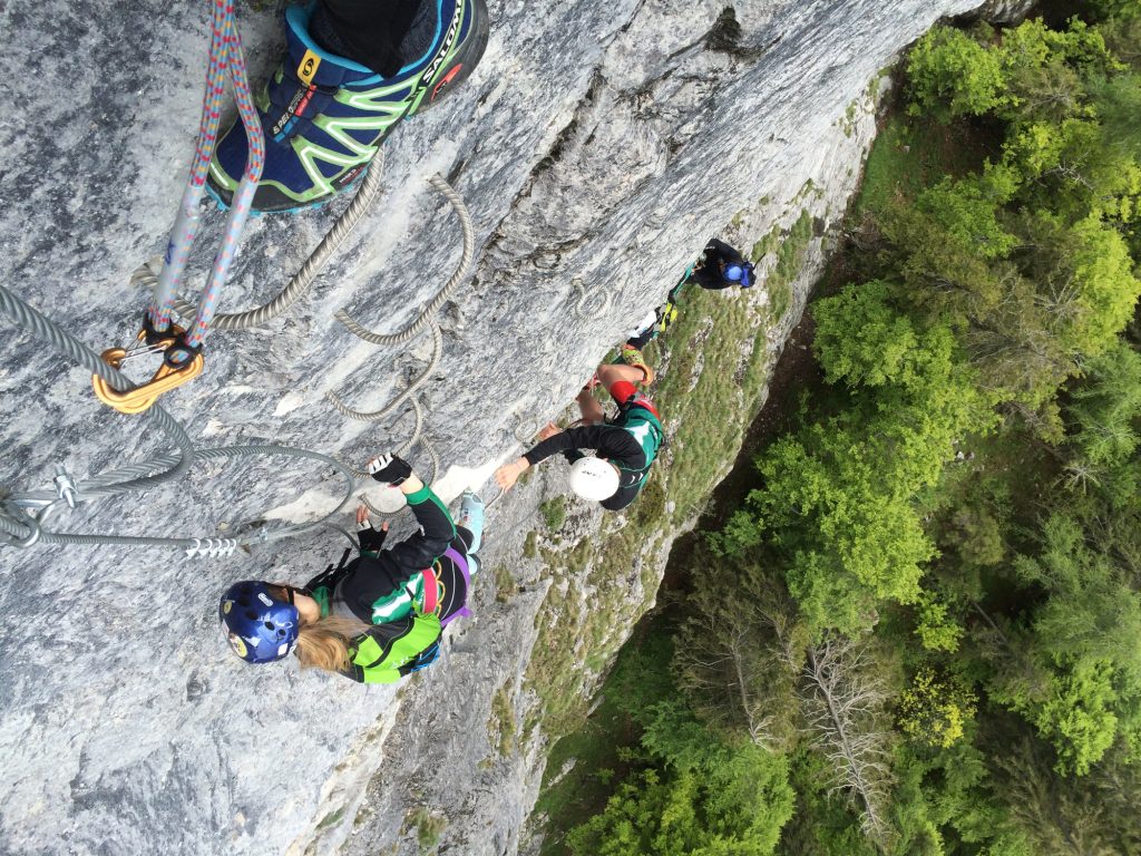 Ferrata Varmost. Foto di David Cappellari