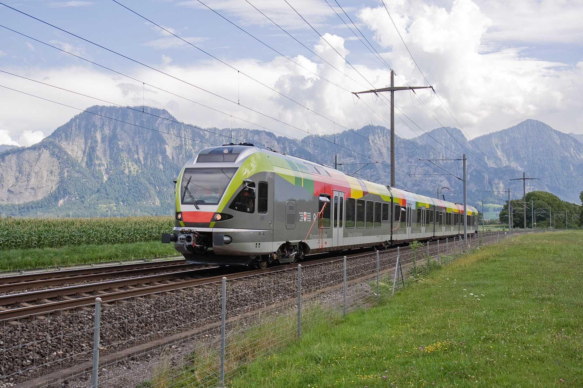 Ferrovia della Val Pusteria. Foto @ Kabelleger / David Gubler/Wikimedia Commons