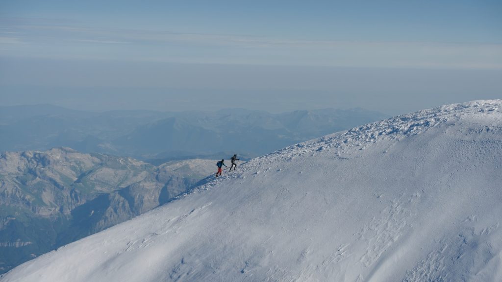 Marcello Ugazio, record bike and sky sul Monte Bianco