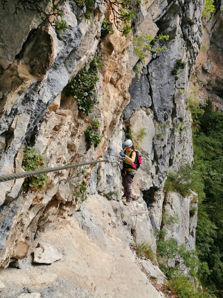 Ferrata della Memoria. Foto di Grazia Pizzoli