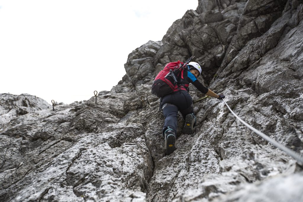 Ferrata Weg der 26er del Monte Coglians da Forni Avoltri - Collina. Foto di Giovanni Osso